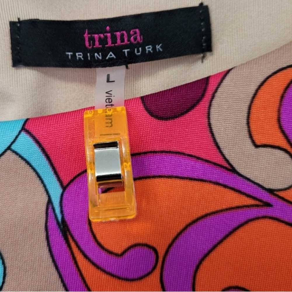 Trina Turk Bernice Mod Dress- Large - Picture 7 of 10